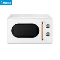 美的 微波炉蒸烤箱一体家用全自动小型平板式智能杀菌光波炉PM2004