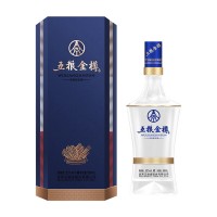 五粮金樽蓝六棱52度浓香型白酒500ml高端送礼（买6瓶发原箱）