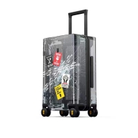 地平线周杰伦联名款旅行箱  E24大容量扩展层陨石黑24寸/ C20s登机箱特别款青瓷蓝20寸