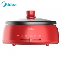 Midea/美的DH2851电火锅家用不粘锅电锅多功能一体电煮锅大容量4L