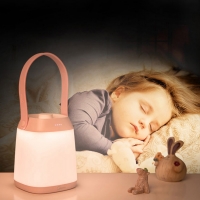 Midea/美的母婴小夜灯婴儿喂奶护眼卧室 睡眠月子哺乳灯遥控款MTD4-M/K-04台灯美的启悦/樱花粉