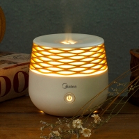 Midea/美的香薰灯卧室助睡眠室内家用静 音香薰夜灯加湿器MTD3-M/K-02台灯4000.0K01款MIUO美悠W702/白