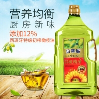 贝蒂斯（BETIS）葵花橄榄调和油4L 食用油 含12%特级初榨橄榄