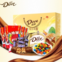 德芙（Dove）悦享欢聚巧克力糖果礼盒 小巧士力架脆香米彩虹堂组合684g春节年货团购福利送礼