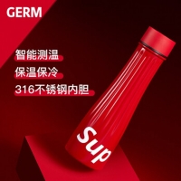 格沵（GERM）保温杯智能数显创意个性潮流便携男女316不锈钢水杯300ml