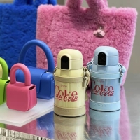 格沵（GERM）可口可乐智能数显萌趣保温杯水杯316食品儿童可爱保温壶