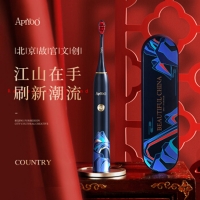 艾优（Apiyoo）电动牙刷 故宫联名礼盒款 成人声波震动情侣牙刷 家用软毛成人声波震动牙刷