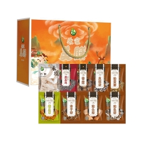 禾煜山珍干货礼盒干菌 营养粥礼盒南北干货大礼包企业团购礼品菌菇送礼员工福利购礼盒 禾家美膳553g