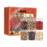 禾煜 如意荟萃干货礼盒850g 黑木耳香菇银耳枣南北干货 送礼员工福利企业团购年货礼盒