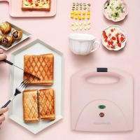 创维skyworth 家用三明治机电饼铛K37粉色