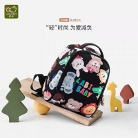 LABI BABY 拉比男女宝宝幼儿园书包拉比熊双肩包可爱旅行背包新 黑色