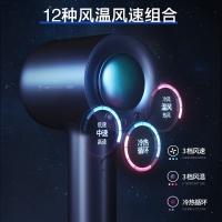 小米 生态直白电吹风机家用 低噪音速干护发负离子 HL9