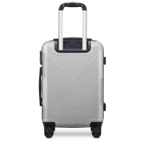 爱登堡（Edenbo）F022 时尚旅行拉杆箱20寸登机箱  出差旅游 行李箱男女旅行箱银色