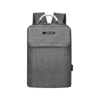 爱登堡（Edenbo）F6698  功能商务休闲双肩包 灰色 笔记本背包防泼水大容量商务出差包休闲旅行学生书包