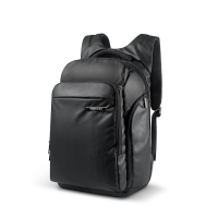 爱登堡（Edenbo）F1616 商务休闲双肩包 黑色 大容量电脑背包商务出差包休闲旅行学生书包