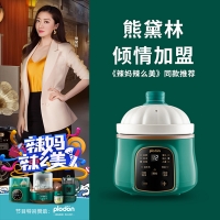 浦利顿(PLODON)婴儿辅食锅宝宝专用小型电炖盅全自动煲煮粥陶瓷胆 250W