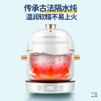 浦利顿(PLODON)婴儿辅食锅宝宝电炖锅煮粥锅辅煲汤养生陶瓷家用迷你料理机 小雪屋辅食电炖盅