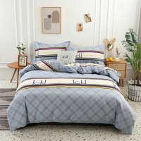 CaldiceKris（中国CK）蓝彩条床上被罩四件套 CK-J0135 1.8m