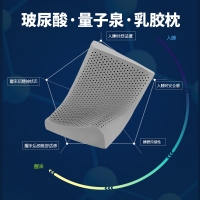 CaldiceKris（中国CK）CK-J1410 CK玻尿酸量子泉养颜乳胶枕