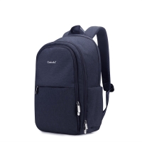 CaldiceKris（中国CK） CK-B1003 简约休闲商务双肩包 藏蓝色