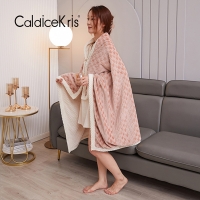 CaldiceKris（中国CK）CK-JF11040 100*150CM 温暖千鸟格披肩