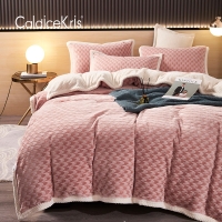 CaldiceKris（中国CK）CK-JF11039 1.8m 温馨千鸟格多功能被毯