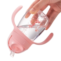 苏泊尔（SUPOR）吸管杯婴儿重力球学饮杯防漏耐摔宝宝喝水杯300ML