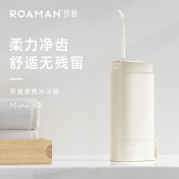 罗曼（ROAMAN）净柔力冲牙器 Mini e2 成人男女全自动声波震动智能冲牙器 蜜茶色