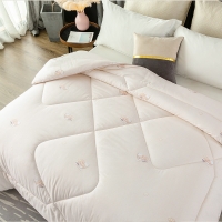 路易卡罗 生姜暖绒被 加厚冬被保暖被芯单双人四季棉被200x230cm