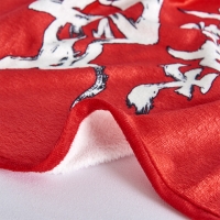 路易卡罗 空调毯家用办公室午睡毯子薄毯 牛气冲天（可定制）100*110cm