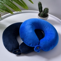 路易卡罗 U型枕泡沫粒子记忆枕水晶绒U型枕29*29cm