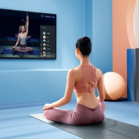 小乔瑜伽垫 橡胶体位线专业防滑家用舞蹈健身地垫带辅助线 Y3