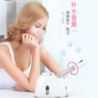 K-SKIN 金稻热喷蒸脸器家用喷雾机蒸脸仪补水纳 米面部打开毛孔洁净美容仪 K33S白色