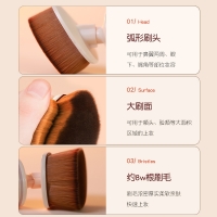 K-SKIN 金稻粉底刷电动打粉刷无痕化妆刷不吃粉 底液美妆刷遮瑕刷子粉刷 KD555A