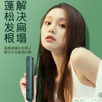 K-SKIN 金稻头发蓬松神器迷你垫发根玉米烫夹板 玉米须烫发棒电发棒卷发棒 K8A墨绿色 黄色