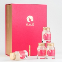 夫人燕窝 牡丹仙子礼盒进口燕盏原材料冰糖即食燕窝孕妇老人滋补礼盒装70g*8瓶