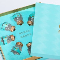 夫人燕窝 娇容如初（孔雀绿）进口燕盏冰糖即食燕窝孕妇老人滋补礼盒装40g*8瓶