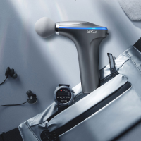 SKG热敷筋膜枪F7颈椎按摩器颈膜枪肩部颈部腰部肌肉放松器灰