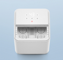 Hith泡脚桶足浴盆家用自动加热恒温洗脚盆全触控屏可定时电动按 摩小米白X2同款送礼推荐 触控款H2