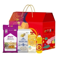 中粮福临门 中粮福临门悦享伴手礼礼包E型 米面油组合礼品团购企业福利3400g+700ml
