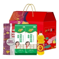 中粮福临门 中粮福临门悦享伴手礼礼包C型 米面油组合礼品团购企业福利3000g+700ml