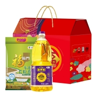 中粮福临门 中粮福临门唯粹福小厨大礼包A型 米油礼盒节日送礼团购礼盒2.5kg+1.45L