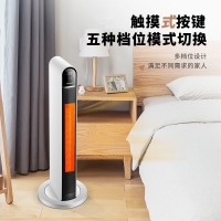 松下 取暖器家用暖风机立式电暖器冷暖速热智能遥控电暖