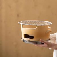 允烁陶瓷 仿古大号 中号 小号 碳炉-陶土 煮茶器泡茶壶功夫茶具