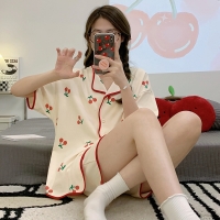 女夏短袖新款2023年大码薄款可爱韩版宽松外穿家居服套装