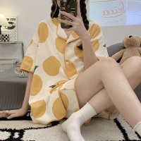 女夏短袖新款2023年大码薄款可爱韩版宽松外穿家居服套装