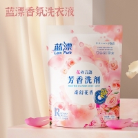 蓝漂奇幻花香芳香洗衣液300g/袋*1袋 家庭护理护色深层洁净持久留香去渍