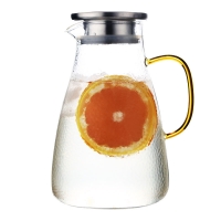 高硼硅冷水壶 凉水壶耐热玻璃杯大容量家用办公夏日凉白开水壶