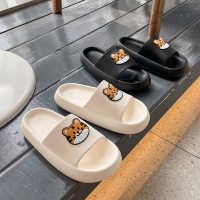 厚底踩屎感家用拖鞋女夏可爱时尚百搭平底外穿防滑学生室外一字拖