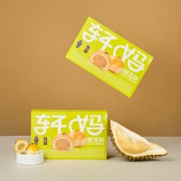 轩妈家 蛋黄酥礼盒 榴莲酥 网红零食6枚装休闲糕点